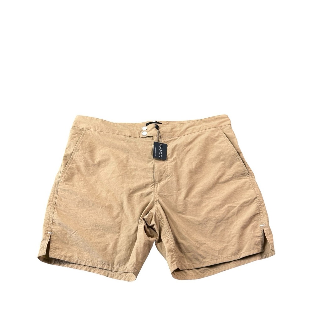 Goodlife Unlined Brown Nylon Men's Boardshort Size 34 NWT